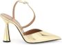 D'Accori Arya Slingback Pumps met Iconische Hak Yellow Dames - Thumbnail 1