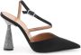 D'Accori Elegante Arya Slingback Pumps Black Dames - Thumbnail 1