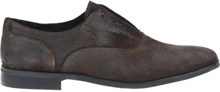 Daniele Alessandrini Slip On Bruine Francesina Schoen Brown Heren