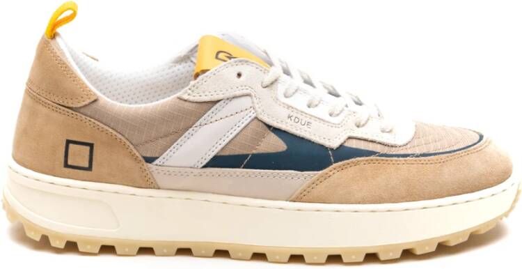 D.a.t.e. Beige Sneakers Ripstop Beige Heren