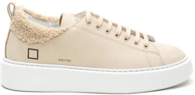 D.a.t.e. Beige Sneakers Sfera Teddyn Beige Dames