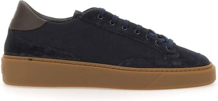 D.a.t.e. Blauwe Heren Sneakers Blue Heren