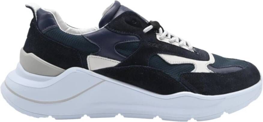 D.a.t.e. Blauwe Workshop Sneakers Blue Heren