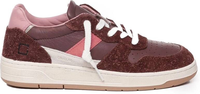 D.a.t.e. Bruine Court 2.0 Sneakers Chocolade Brown Dames