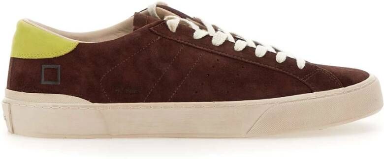 D.a.t.e. Bruine Sneakers voor Mannen Brown Heren