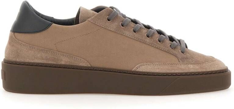 D.a.t.e. Bruine Ground Sneakers voor Mannen Brown Heren