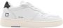 D.a.t.e. Court Calf Sneakers Wit Zwart White Heren - Thumbnail 1