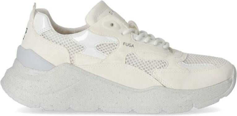 D.a.t.e. Eco Vegan Witte Sneaker White Dames