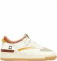 D.a.t.e. Geperforeerde Sneakers met Beige Leren Patch Beige Heren - Thumbnail 6