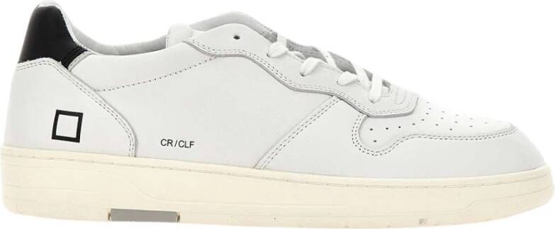 D.a.t.e. Heren Leren Witte Sneakers White Heren