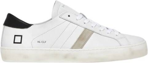 D.a.t.e. Hillow Calf Leren Sneakers White Heren