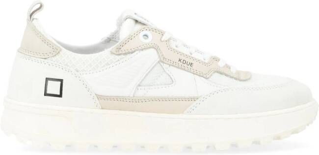 D.a.t.e. Hybride Sneaker in wit en beige White Heren