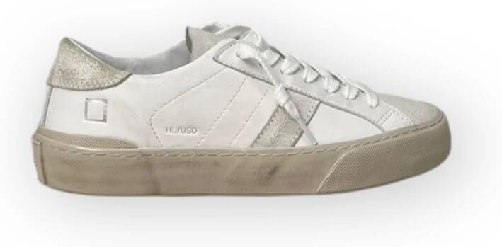 D.a.t.e. Lage Gebruikte Hill Sneakers White Dames