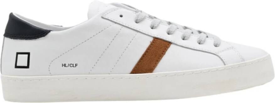 D.a.t.e. Lage Kalf Wit Blauw Sneakers Multicolor Heren