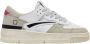 D.a.t.e. Lage leren en suède sneaker White Dames - Thumbnail 1