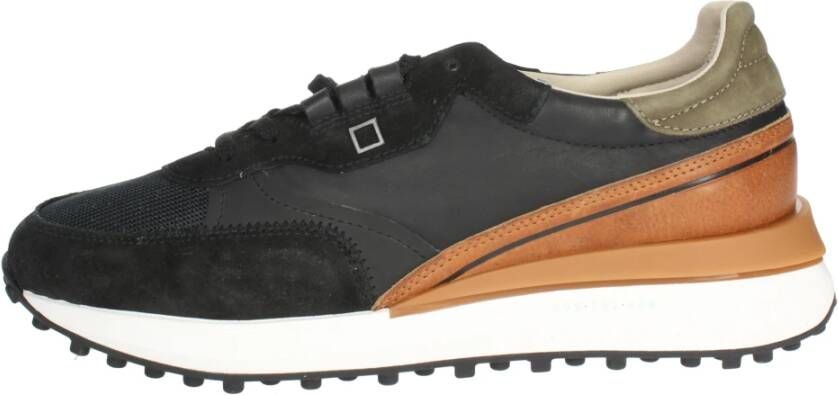 D.a.t.e. Lage sneakers Camp.Lampo Zwart-40 Black Heren