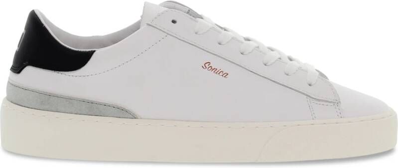 D.a.t.e. Leren en suède sneakers voor heren White Heren