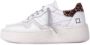 D.a.t.e. Leren Logo Sneakers Geperforeerde Details White Dames - Thumbnail 1