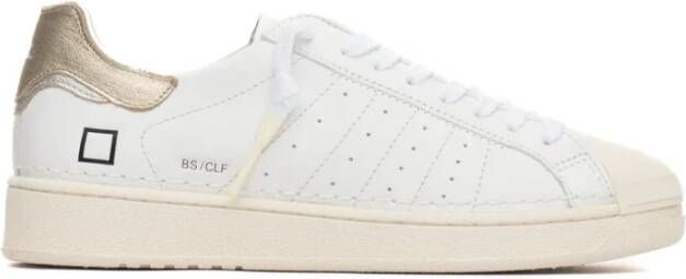 D.a.t.e. Leren Sneakers Base Calf White Dames