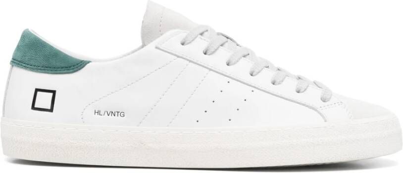 D.a.t.e. Leren sneakers met suède details White Heren