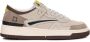 D.a.t.e. Leren sneakers met veters contrastdetails Beige Heren - Thumbnail 1