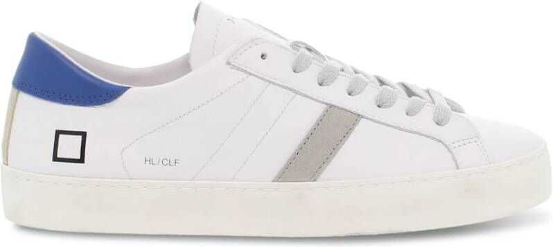 D.a.t.e. Leren sneakers voor heren White Heren