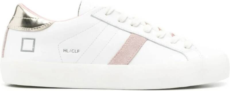 D.a.t.e. Leren sneakers voor stijlvolle looks White Dames