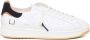 D.a.t.e. Leren Sneakers Wit Blauw Rubberen Zool White Heren - Thumbnail 1