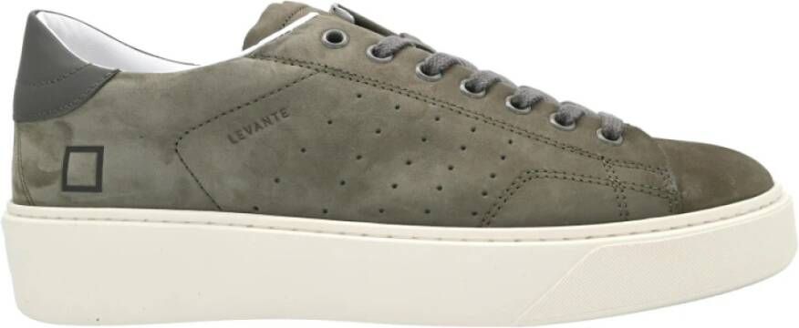 D.a.t.e. Levante Army Sneakers Green Heren