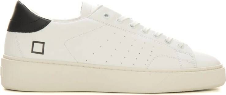 D.a.t.e. Levante Leren Sneakers met Veters White Heren