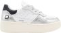 D.a.t.e. Moderne wit-zilveren sneakers White Dames - Thumbnail 1