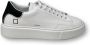 D.a.t.e. Witte Leren Sneakers met Zwarte Hieleninzet White Dames - Thumbnail 7