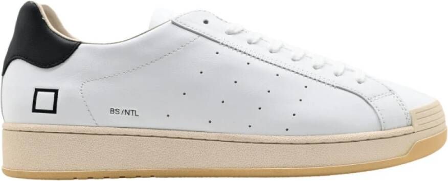 D.a.t.e. Sneakers Natuurlijk Wit Zwart White Heren