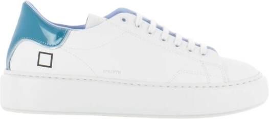 D.a.t.e. Leren sneakers voor dames White Dames