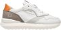 D.a.t.e. Witte hardloopsneaker met taupe accenten White Dames - Thumbnail 6