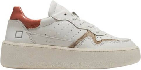 D.a.t.e. Witte Leren Lage Sneakers White Dames