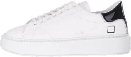 D.a.t.e. Leren Sneakers met Verwijderbare Binnenzool Wit Dames