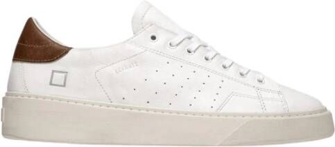 D.a.t.e. Hoogwaardige leren sneakers voor stijlvolle mannen White Heren