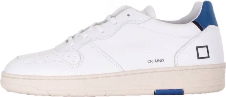 D.a.t.e. Witte Leren Lage Sneakers White Heren