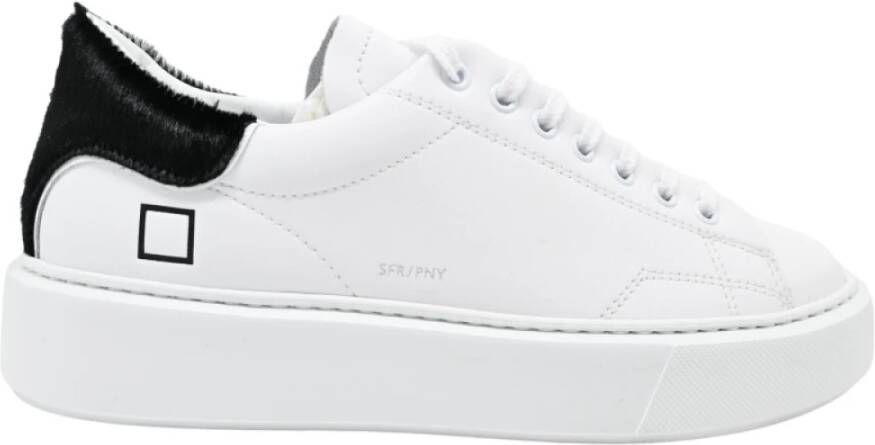 D.a.t.e. Sneakers Wit Zwart PNY Stijl White Heren