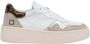 D.a.t.e. Witte Leren Date Step Calf Sneakers White Dames - Thumbnail 1