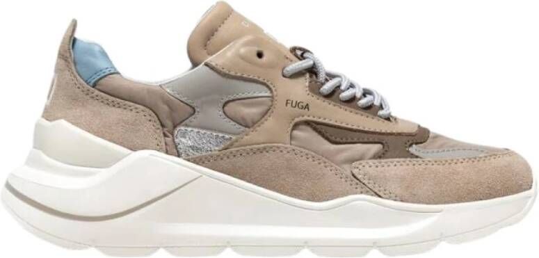 D.a.t.e. Stijlvolle Damessneakers Beige Dames