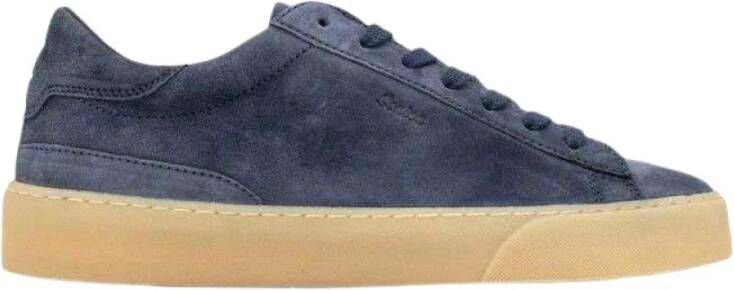 D.a.t.e. Stijlvolle Mono Sneakers Blue Heren