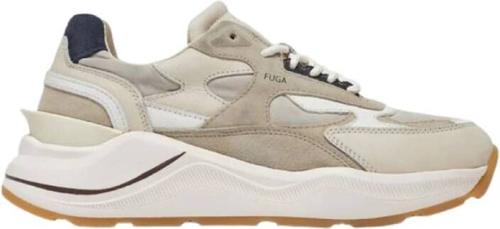 D.a.t.e. Stijlvolle Sneakers voor Mannen en Vrouwen Beige Dames