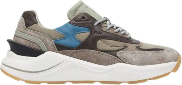 D.a.t.e. Stijlvolle Sneakers voor Mannen en Vrouwen Beige Heren