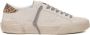 D.a.t.e. Suède Sneakers met Veters en Contrastdetails Beige Dames - Thumbnail 1