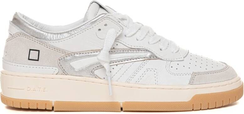 D.a.t.e. Veterschoenen Torneo Sneakers met Logo Detail Beige Dames