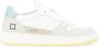 D.a.t.e. Vintage Court Sneaker in Suède en Leer White Dames - Thumbnail 1