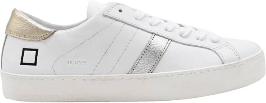 D.a.t.e. Wit Platinum Lage Kalf Sneakers White Dames