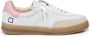 D.a.t.e. Wit Roze Leren Sneakers Rivet Sluiting White Dames - Thumbnail 1